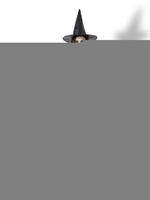 Costumes Sorcière Cosplay Femme Robe Noire Chapeau Déguisements Halloween