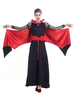 Costumes Vampire Couleur Noir Polyester Bloc robe Halloween Costumes Fêtes de femmes