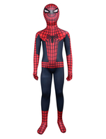 Costumes Zentai de Déguisements Halloween unisexe Multi couleur Spiderman Lycra enfants complet du corps Déguisements Halloween