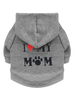 Coton pour animaux de compagnie Vêtements Lettre Imprimer Hooded Pet Hoodie Déguisements Halloween