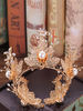 Couronne de diadème de mariage royal Royal Vintage Headpieces Pearls Accessoires de cheveux de mariée