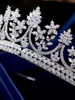 Couronne de mariée argent accessoires de cheveux