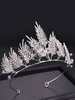 Couronne diadème de mariage Royal Headpieces Princess Silver Brunch Strass Accessoires de cheveux de mariée