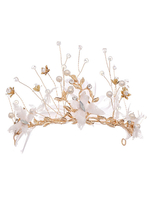 Courronne de mariée décoré de papillon Accessoires de cheveux pour mariage