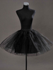 Court jupon Tulle noir Flare désossé jupon nuptiale de mariage