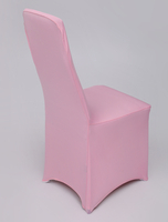 Couverture de chaise en satin stretch élastique