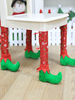 Couverture de jambe de chaise Décoration de fête dimpression de Noël Déguisements Halloween