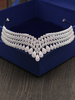 Couvre-chef Coiffe de mariage Couronne accessoires de mariage avec diamants Accessoires cheveux