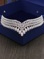 Couvre-chef Coiffe de mariage Couronne accessoires de mariage avec diamants Accessoires cheveux