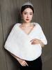 Cover Wrap Ivoire Sans Manches Ivoire De Fausse Fourrure Cover Up