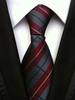 Cravate chic gris cravate de cravate des hommes de plaid