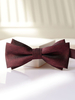 Cravate Nœud Habillée Pour Homme Bordeaux Vintage Chic En Polyester Élégant