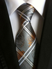 Cravates gris argent cravate chic de jacquard hommes