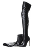Cuissardes femme talon haut bout pointu