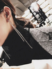 Dangle boucles doreilles argent strass boucles doreilles linéaires