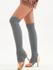 Danse latine Bas ballerines au genou gris Chaussettes Accessoires de danse Déguisements Halloween