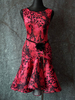 Danse latine robes femme corail robe d