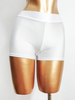 Danse Latine Short Blanc Femmes Pantalon De Danse Sexy En Polyester