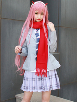 Darling In The FranXX Code 002 Zéro Deux Écolière Uniforme Déguisements Halloween Cosplay Costume