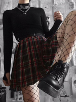 Débardeurs gothiques noirs pour femmes Tops rétro en coton gothique