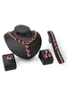Déclaration parti bijoux ensemble strass y collier boucles doreilles bague bracelet