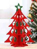 Décorations darbre de Noël vertes Accessoires de vacances Costumes
