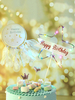 Décorations de fête de joyeux anniversaire Star Cake Topper Déguisements Halloween