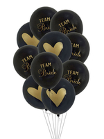 Décorations De Mariage Ballons Latex Bride Team 10pcs