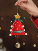 Décorations de Noël en peluche cloche darbre pendentifs dintérieur à suspendre dans une voiture