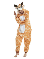 Deerlet Kigurumi Carnaval Onesie Pyjamas Combinaisons de flanelle adultes adultes Déguisements Halloween
