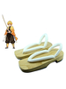Demon Slayer Kimetsu No Yaiba Agatsuma Zenitsu Sabots Et Chaussettes Anime Cosplay Accessoires Déguisements Halloween
