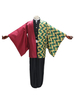 Demon Slayer Kimetsu No Yaiba Cosplay 2021 Géométrique Imprimé Agatsuma Zenitsu 3 Pièces Cosplay Ensemble Déguisements Halloween