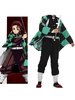 Demon Slayer Kimetsu No Yaiba Cosplay Kameto Tanjirou Vert 2021 Cosplay Costume Déguisements Halloween