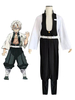 Demon Slayer KIMETSU No Yaiba Sanemi Shinazugawa Wind Hashira Costume Cosplay Set