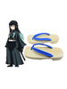 Demon Slayer Kimetsu No Yaiba Tokito Muichiro Sabots Et Chaussettes Anime Cosplay Chaussures Déguisements Halloween
