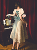 Dentelle Lolita Op Robe Lumière Abricot Arcônes Robe