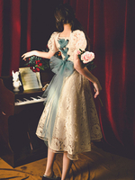 Dentelle Lolita Op Robe Lumière Abricot Arcônes Robe