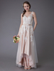 Dentelle Robes De Mariage 2022 Haut Bas Arc Ceinture Tulle Applique D