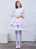 Dentelle Sweet Lolita SK Jupes Lolita à imprimé floral rose