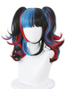 Destin Grand Ordre FGO Sei Shonagon Archer Bleu Noir Rouge Cosplay Perruque Déguisements Halloween