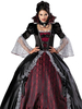 Déguisement Carnaval - Costume noir de Vampire pour femme Carnaval