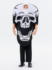 Déguisement dHalloween pour enfants Haut en polyester noir pour enfants