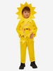 Déguisement de fête tournesol pour enfants combinaison jaune avec chapeau