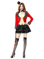 Déguisement De Magicien Femme Déguisements Halloween Rouge Carnaval