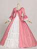 Déguisement Robe De Soirée Médiéval Costumes Rétro Victoriens Costumes Rétro Rococo Pour Femmes À Volants Marie-Antoinette Époque Victorienne Style Vêtements Costume Vintage