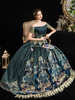 Déguisement Robe De Soirée Médiéval Princesse Robes Robe Vintage Costume Rétro Robe Marie-Antoinette