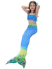 Déguisement sirène fille costume Imprimé maillot de bianchite Déguisements Halloween