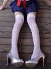Déguisements Halloween Blanc Bas ange cosplay 2021 Bas Spandex pour femmes Déguisements Halloween