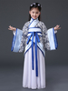 Déguisements Halloween Costume Chinois 2021 Filles Bleu Hanfu Antique Costume Déguisements Halloween