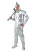 Déguisements Halloween Costumes 2021 Argent Wizard Of OZ Tinman Metallic 4 Pièces Holidays Costumes